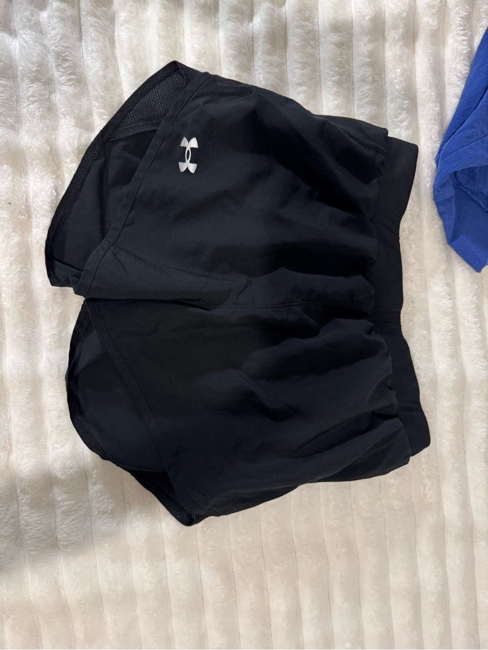Under Armour Black Running Shorts with Built-In Liner